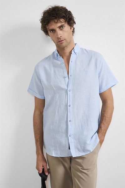 0002300 Vip Stendo Erkek Gömlek Mavi