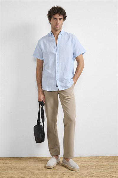 0002300 Vip Stendo Erkek Gömlek Mavi