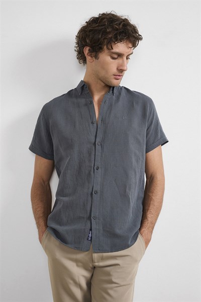 0002300 Vip Stendo Erkek Gömlek Nardo Gri