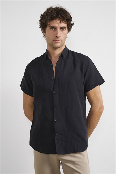 0002300 Vip Stendo Erkek Gömlek Siyah