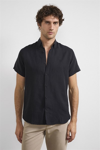 0002300 Vip Stendo Erkek Gömlek Siyah