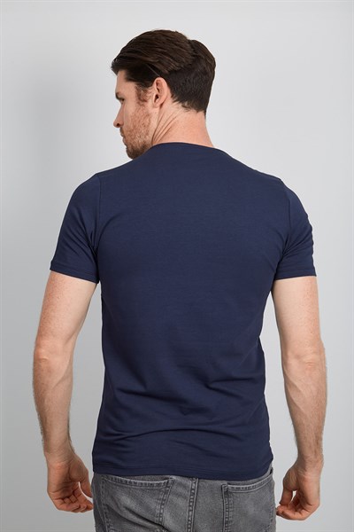 0002331 Vip Stendo Erkek Tişört Lacivert
