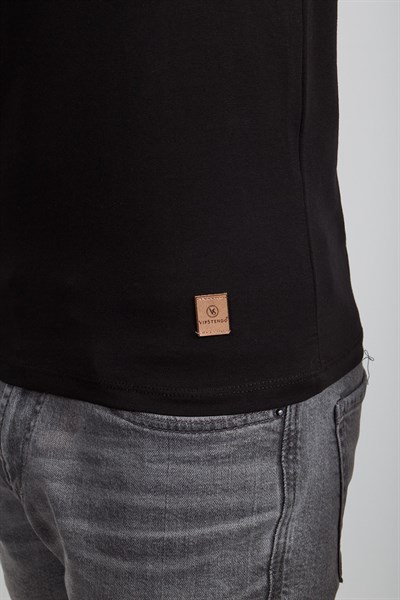 0002331 Vip Stendo Erkek Tişört Siyah