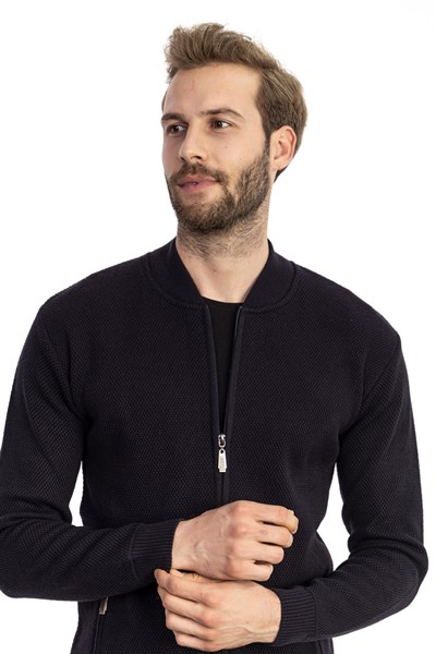 0002381 Vip Stendo Erkek Hırka Lacivert