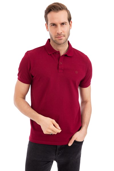 0003072 Vip Stendo Erkek Tişört Bordo