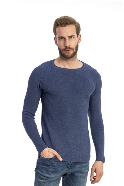0004405 Vip Stendo Erkek Kazak Indigo