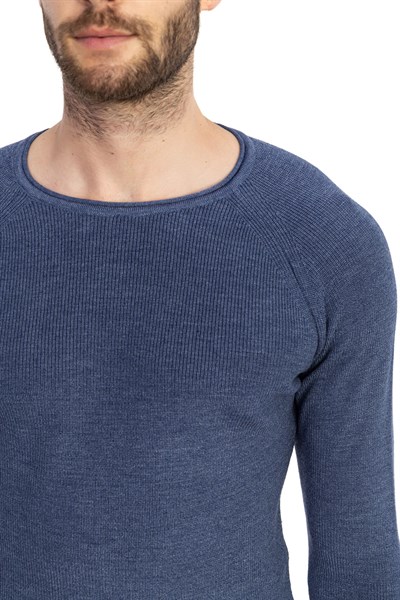 0004405 Vip Stendo Erkek Kazak Indigo