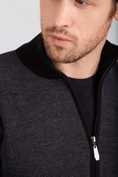 0005609 Vip Stendo Erkek Hırka Siyah