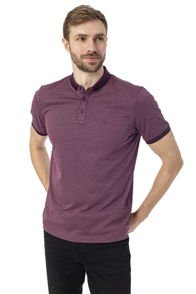 0011553 Vip Stendo Erkek Tişört Bordo