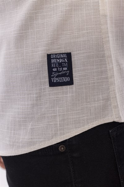 0012469 Vip Stendo Erkek Gömlek Bej