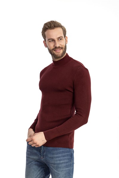 0015802 Vip Stendo Erkek Kazak Bordo