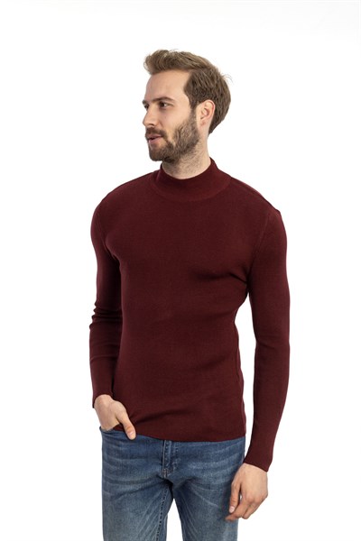 0015802 Vip Stendo Erkek Kazak Bordo