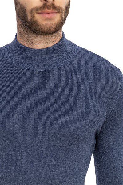0015802 Vip Stendo Erkek Kazak Indigo
