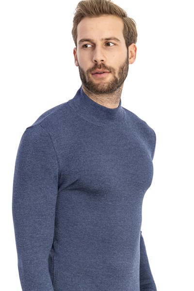 0015802 Vip Stendo Erkek Kazak Indigo