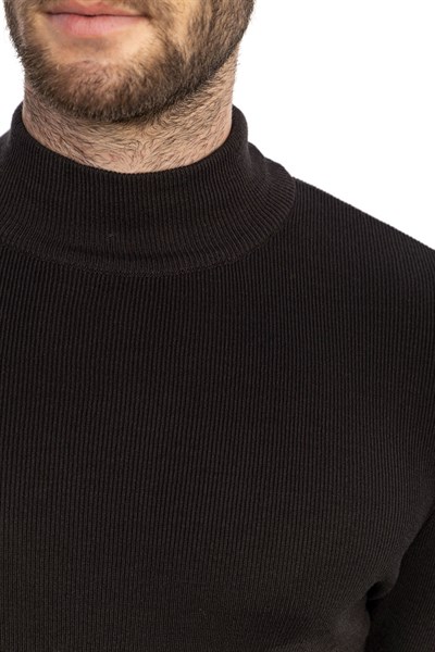 0015802 Vip Stendo Erkek Kazak Siyah