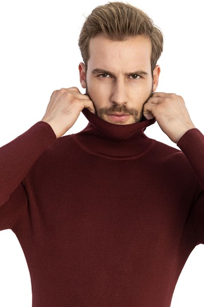 0015847 Vip Stendo Erkek Kazak Bordo