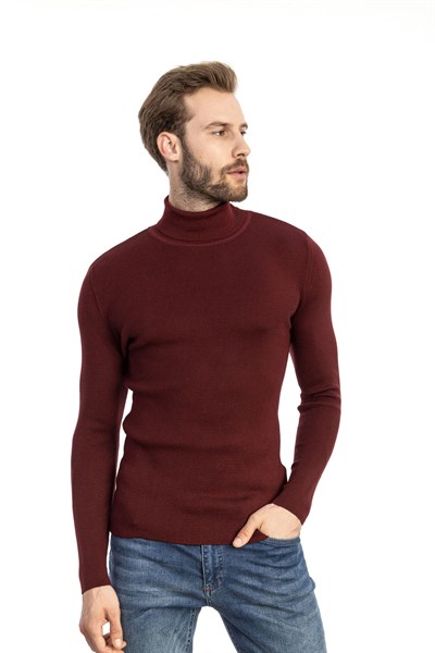 0015847 Vip Stendo Erkek Kazak Bordo