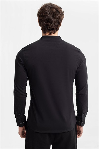 0015938 Vip Stendo Erkek Gömlek Siyah