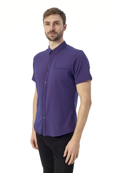 0020785 Vip Stendo Erkek Gömlek Mor