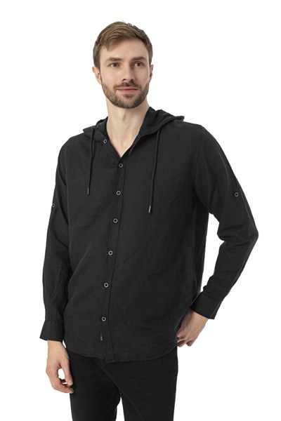 0022767 Vip Stendo Erkek Gömlek Siyah