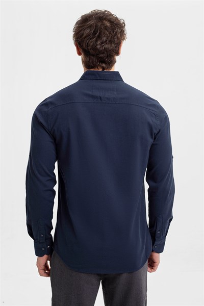 0024176 Vip Stendo Erkek Gömlek Lacivert