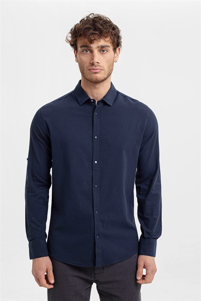 0024178 Vip Stendo Erkek Gömlek Lacivert