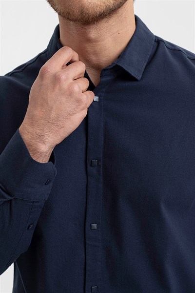 0024178 Vip Stendo Erkek Gömlek Lacivert