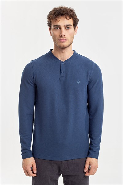 0024565 Vip Stendo Erkek Tişört Indigo