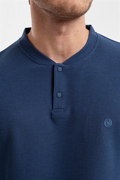 0024566 Vip Stendo Erkek Tişört Indigo