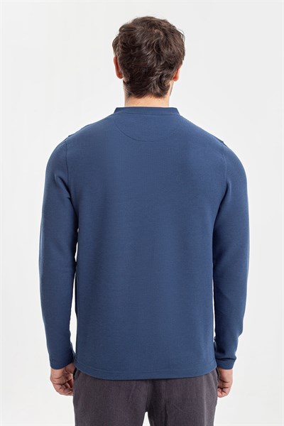 0024566 Vip Stendo Erkek Tişört Indigo