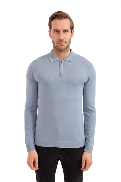 0025027 Vip Stendo Erkek Kazak Indigo