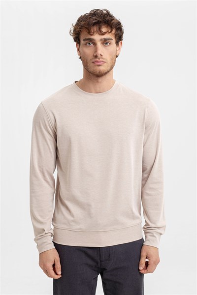 0026645 Vip Stendo Erkek Tişört Bej