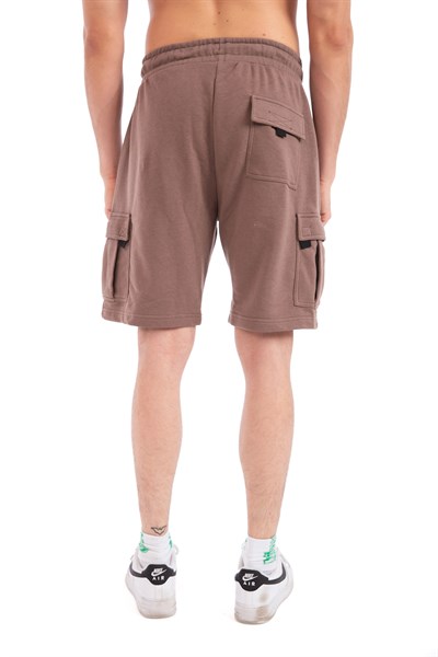 0028892 Vip Stendo Erkek Şort Kahverengi