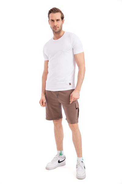 0028892 Vip Stendo Erkek Şort Kahverengi