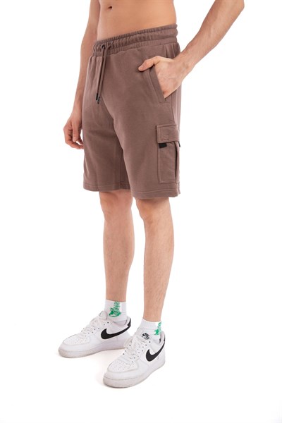 0028892 Vip Stendo Erkek Şort Kahverengi