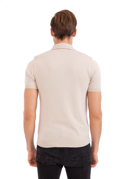 0029067 Vip Stendo Erkek Tişört Krem