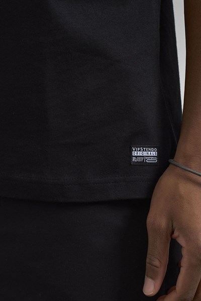 0029249 Vip Stendo Erkek Tişört Siyah