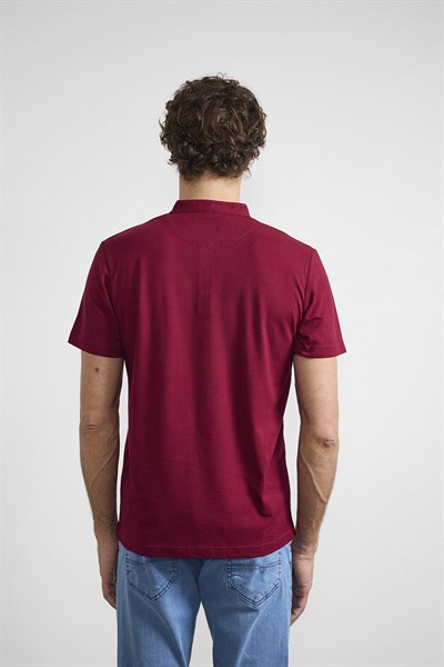 0030390 Vip Stendo Erkek Tişört Bordo