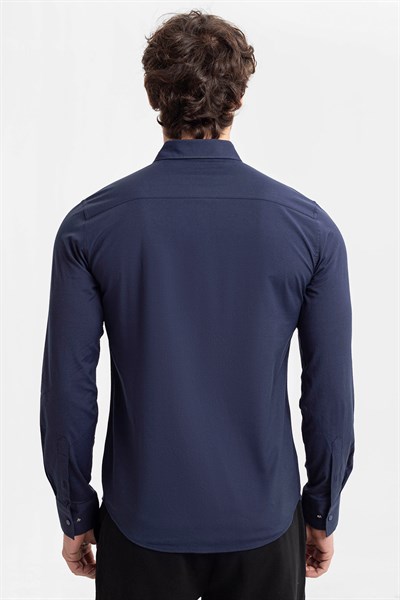0032399 Vip Stendo Erkek Gömlek Lacivert