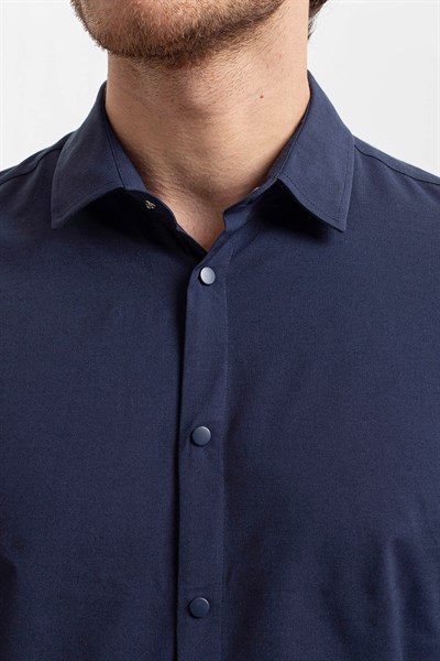 0032399 Vip Stendo Erkek Gömlek Lacivert