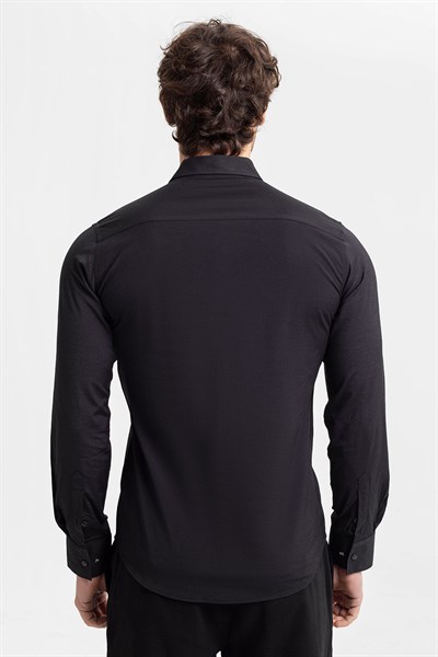 0032399 Vip Stendo Erkek Gömlek Siyah