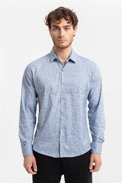 0032774 Vip Stendo Erkek Gömlek Gri