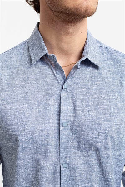 0032774 Vip Stendo Erkek Gömlek Gri