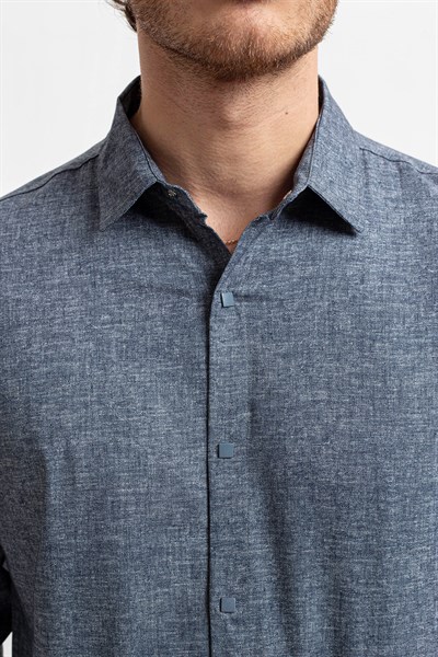 0032774 Vip Stendo Erkek Gömlek Lacivert