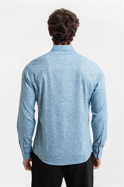 0032774 Vip Stendo Erkek Gömlek Mavi