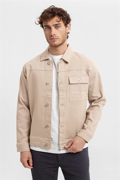 0033653 Vip Stendo Erkek Ceket Bej