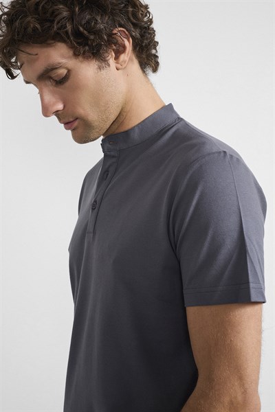 0034587 Vip Stendo Erkek Tişört Gri