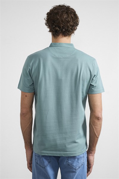 0034587 Vip Stendo Erkek Tişört Su Yeşili