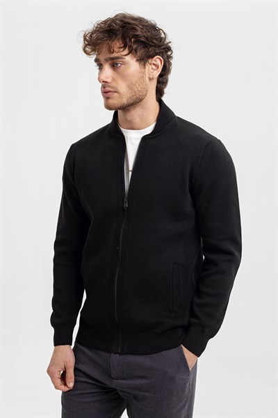 0035950 Vip Stendo Erkek Kazak Siyah