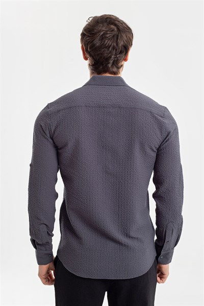 0036187 Vip Stendo Erkek Gömlek Antrasit